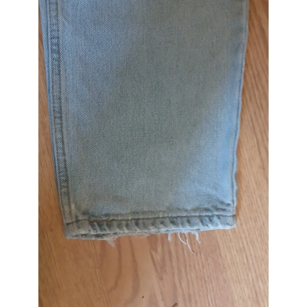 Vintage Levi's 550 Women's Jeans Sz 14L Relaxed Fit Distressed Light Wash Y2K